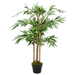 VIDAXL Artificial Bamboo Plant Twiggy With Pot 90 Cm