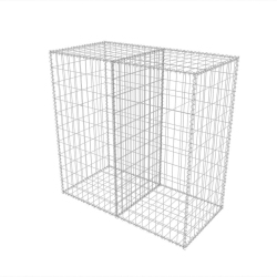 VIDAXL Gabion Basket, Galvanized-Steel Gabion Wall/ Cage, High Load Capacity, 39.4"x19.7X39.4