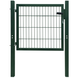 VIDAXL 2D Fence Gate (Single) 41.7" X 51.2" In Green