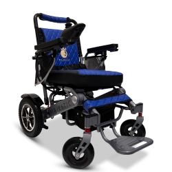 MAJESTIC Iq-7000 Af Max Luxury Electric Wheelchair | Auto-Folding, Remote Control, Lightweight, Smart Joystick | Up to 27 Km Range, Durable | Silver