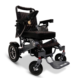 MAJESTIC Iq-7000 Af Max Luxury Electric Wheelchair | Auto-Folding, Remote Control, Lightweight, Smart Joystick | Up to 27 Km Range, Durable | Silver