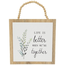 NORTHLIGHT Life Is Better Together Wall Decoration - 11.75