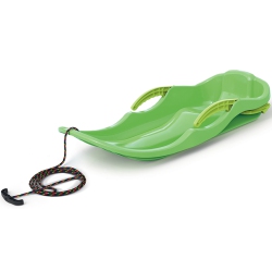 ARCTICTHRILL Snow Sled for Kids - Icepulse Sledge - Single Rider Racer Toboggan \w Pull Rope And Brake Handles; Outdoor Plastic Winter Sleigh For