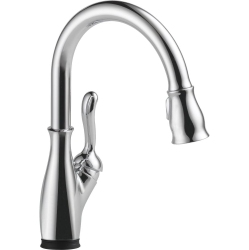 DELTA FAUCET Leland Touch Kitchen Faucet Chrome, Chrome Kitchen Faucets With Pull Down Sprayer, Kitchen Sink Faucet