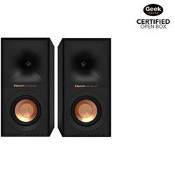 Open Box - Klipsch R40M 200-Watt Bookshelf Speaker - Pair - Black