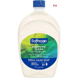SOFTSOAP Antibacterial Liquid Hand Soap Refill: Clean Aloe Vera (1.47L) - Moisturizing, Dermatologist-Tested
