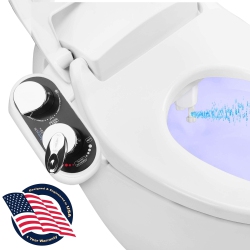 SERENELIFE Bathroom Bidet Attachment - Hot/cold Water Toilet Seat Bidet Sprayer