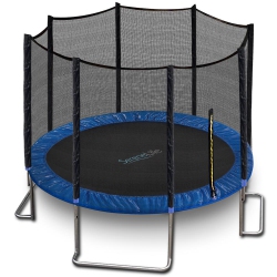 SERENELIFE Home Backyard Sports Trampoline - Large Outdoor Jumping Fun Trampoline for Kids / Children, Safety Net Cage (12Ft.)