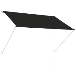 VIDAXL Retractable Awning 200X150 Cm Anthracite