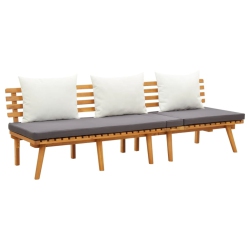 VIDAXL Garden Day Bed 200X65 Cm Solid Wood Acacia