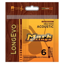 MARKBASS Longevo Series Acoustic Nano-Film Shielded Acoustic Guitar Strings Pb (.12-.53)