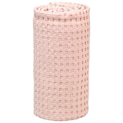 Lulujo Boho Waffle Blankets - Light Pink