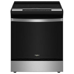 Whirlpool 30" 6.4 Cu. Ft. True Convection Freestanding Induction Air Fry Range (WSIS5030RZ) - SS