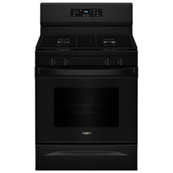 Cuisinière Au Gaz Autonome Avec Four Autonettoyant 5,3 Pi³ 30 Po Série De Whirlpool (Wfgs3530Rb) - Noir
