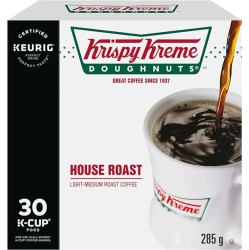 KRISPY KREME Smooth House Roast K-Cup Pods - 30 Count | Keurig Certified for Keurig Brewers