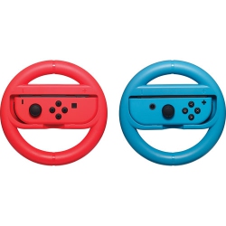 INSIGNIA Refurbished (Good) Nintendo Switch Steering Wheel - 2 Pack - Blue/red