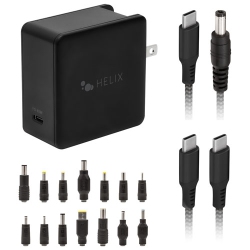 HELIX Refurbished (Good) 65W Universal USB-C Laptop Charger (Ethnbc65U)