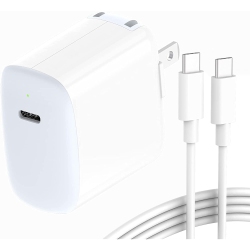 30W USB C Charger for MacBook Air, iPad Pro 12.9/11 inch, iPad Air/Mini, iPhone 15 Pro Max, Google Pixel 7/6
