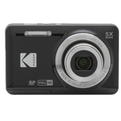 KODAK Pixpro Fz55-Bk 16Mp Digital Camera 5X Optical Zoom 28MM Wide Angle 1080P Full HD Video 2.7" Lcd Vlogging Camera (Black)