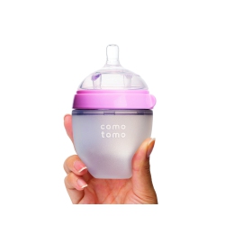 COMOTOMO Baby Bottle (5 Ounce) - In Pink