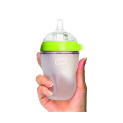 COMOTOMO Baby Bottle (8 Ounce) - In Green
