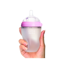 COMOTOMO Baby Bottle (8 Ounce) - In Pink