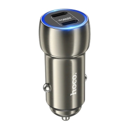 CSMART 40W Dual USB-C / Type C Ports Fast Charging Car Charger Adapter