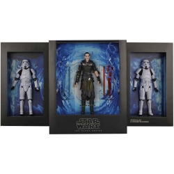 STAR WARS The Series Force Unleashed 6 Inch Action Figure Deluxe Exclusive - Starkiller Vs Stormtroopers In Black
