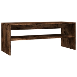 VIDAXL Coffee Table Smoked Oak 100X40X40 Cm Engineered Wood