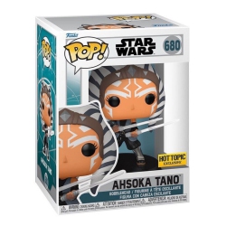 FUNKO Pop Star Wars Vinyl Bobble-Head Ahsoka (Dual Lightsabers) #680 Hot Topic Exclusive