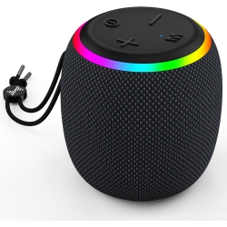 NONE Bluetooth Speaker, Wireless Speaker With Dynamic Light Show, Tws, Crisp Sound, Portable Speaker for Phones, Tables, Indoor, Outdoor