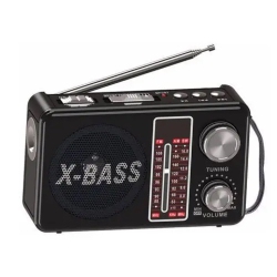 WAXIBA Multifunction Wireless Radio Am/fm/sw 3 Band Radio Xb-891Bt (Blk)