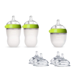 COMOTOMO Baby Bottle Starter Kit- In Green