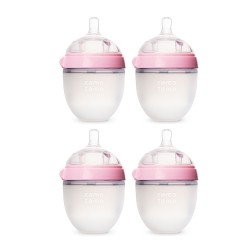 COMOTOMO Baby Bottle Double Pack Bundle (4X150Ml) - In Pink