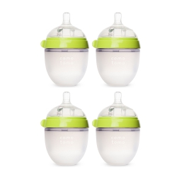 COMOTOMO Baby Bottle Double Pack Bundle (4X150Ml) -Green