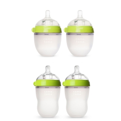 COMOTOMO Baby Bottle Double Pack Bundle (2X250Ml, 2X150Ml) - In Green