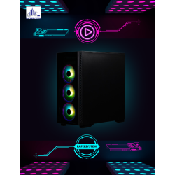 RAFEESYSTEM Rs-M119 Gaming PC Amd Ryzen 5 5600X Radeon Rx 6600, 1Tb M.2 Nvme SSD, 16GB RGB Ram, Wi-Fi Windows 10 Home