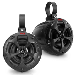 PYLE 4’’ Water-Resistant Rated Off-Road Speakers - Compact Powersport Vehicle Speaker System for Atv, Utv, 4X4, Jeep (800 Watt)