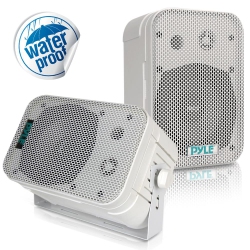 PYLEHOME 5.25" Indoor/outdoor Waterproof Speakers (White)