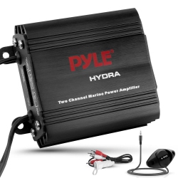 PYLE 2 Channel 400 Watt Waterproof Micro Marine Amplifier