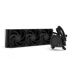 EKWB Ek-Nucleus Aio Cr360 Dark Liquid Cpu Cooler W/ 360MM Radiator, 3X Ek-Fpt 120MM Fans In Black