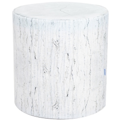 DELSIT Pouf And Footstool Ottoman - Waterproof Round Stool for Indoor And Outdoor Use, Room Decor & Furniture With Removable Cover, Made In Europe