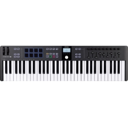 ARTURIA Keylab Essential 61 Mk3 Universal Midi Controller - In Black