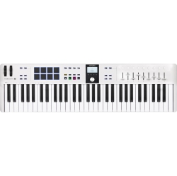 ARTURIA Keylab Essential 61 Mk3 Universal Midi Controller - In White