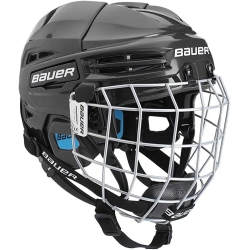 NIKE Bauer Prodigy Helmet Combo In Black
