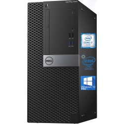 DELL Refurbished (Excellent) Optiplex 7040, Tower Intel HD Graphics 530, I7-6700, 16GB, 256GB, PCie, 2 Years Warranty, 100715-20966