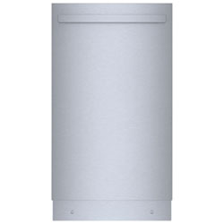 Bosch 18" 44dB Built-In Dishwasher w/ Stainless Steel Tub & Third Rack (SPX68C75UC) - Stainless