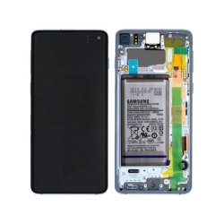 SAMSUNG Refurbished (Good) Svc Lcd Assy-Octa Kit(E/zb)Sm-G973U, Svc