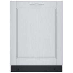 Bosch 800 Series 24" 44dB Built-In Dishwasher w/ Stainless Steel Tub & Third Rack (SGV78C53UC)- Custom Panel