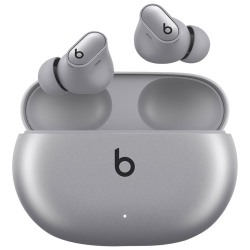 BEATS BY DR. DRE Refurbished (Excellent) - Studio Buds + In-Ear Noise Cancelling True Wireless Earbuds - Cosmic In Silver